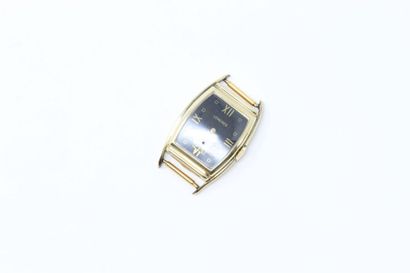 null Boîtier de montre d'homme en métal doré (10k gold-filled), cadran rectangulaire...