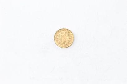 null 20 franc gold coin Génie IIIè République (1898 A)

APC. 

Weight: 6.45 g. 