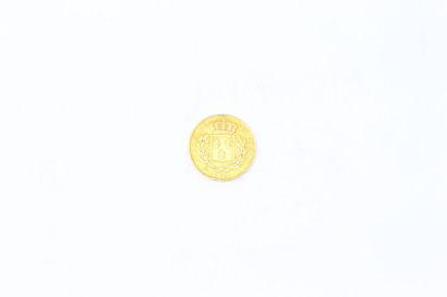 null Gold coin of 20 francs Louis XVIII bust dressed (1815 A).

APC to SUP.

Weight:...