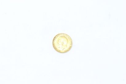 null Gold coin of a sovereign George V (1913).

APC to SUP.

Weight: 7.99 g.