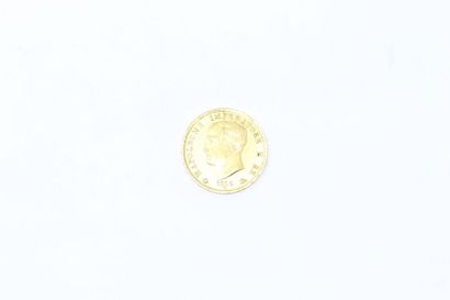 null 40 lira gold coin - Napoleon I (1814 M)

APC to SUP.

Weight: 12.9 g.