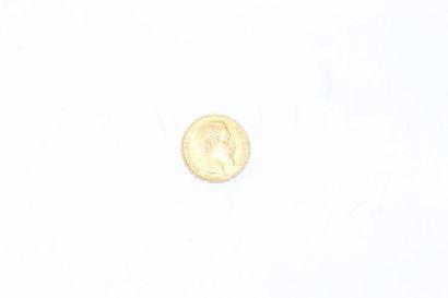 null Pièce de 20 francs en or Napoléon tête nue (1857 A)

B à TB.

Poids : 6.45 ...