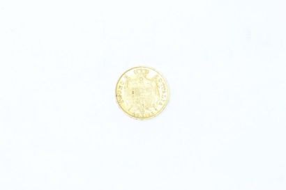 null 40 lira gold coin - Napoleon I (1814 M)

APC to SUP.

Weight: 12.9 g.