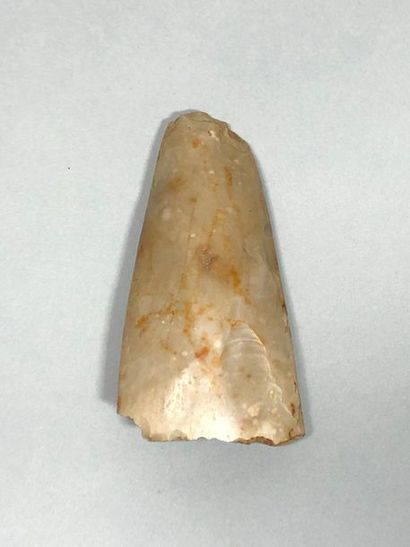 null Neolithic cut silex, Loiret excavations

Length : 12 cm

