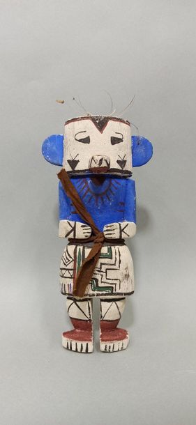 null Unidentified Kachina HOPI (Arizona USA)

Rare blue decoration of the tunic and...