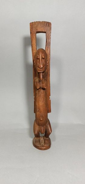 Dogon statue with raised arms, circa 1960.

Height:...