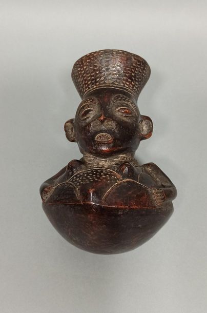 null Petit pot en terre cuite MANGBETU, République Démocratique du Congo, Circa 1950-1960,

Objet...