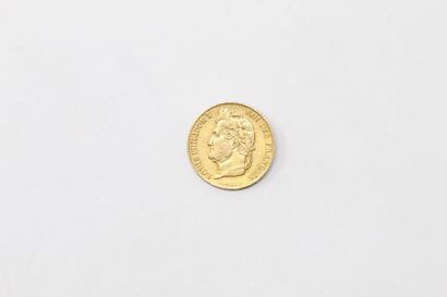 Gold coin of Louis-Philippe I Domard type,...