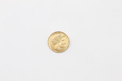 10 franc gold coin Cérès IIIème République...