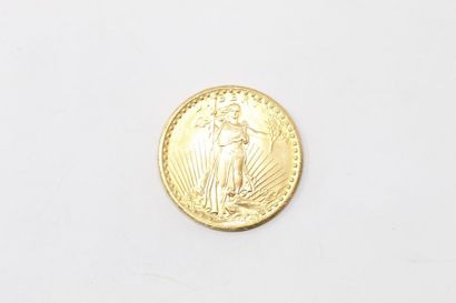 St. Gaudens-Double Eagle gold 20-dollar coin...