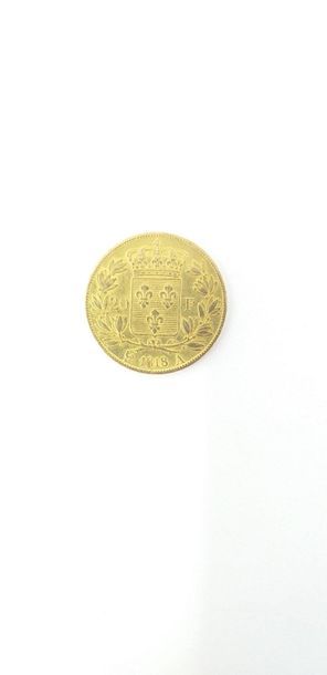 Gold coin of 20 Francs Louis XVIII 1818 A....