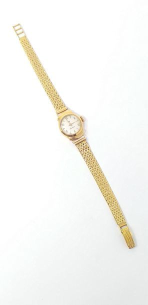LIP LIP 

Montre bracelet de dame en or jaune 18k (750), cadran rond index chiffres...