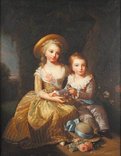VIGEE LE BRUN Elisabeth (D'après) (1755 -1842) Le Dauphin Louis Joseph Xavier et...