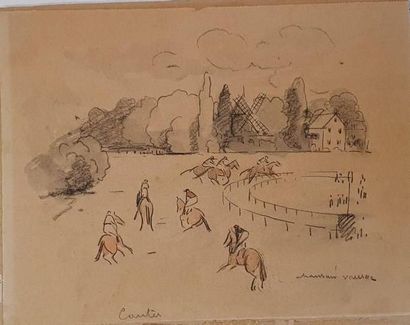 null CHAURAND-NAURAC Jean Raoul (1878-1948)

Les chevaux, le Canter

Dessin au crayon...