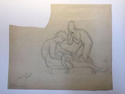 null COMERRE Léon François (1850-1916)

Carriole

Encre sur papier gris

infimes...