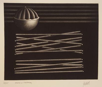 null AVATI Mario (born 1921)

Oranges and torches

engraving signed lower right,...