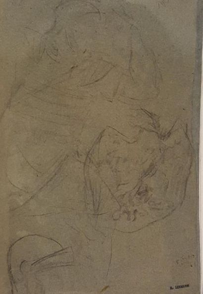 null LEHMANN Henri 1812-1882

Ensemble de 2 dessins:



Soldat à l'aigle,

crayon...