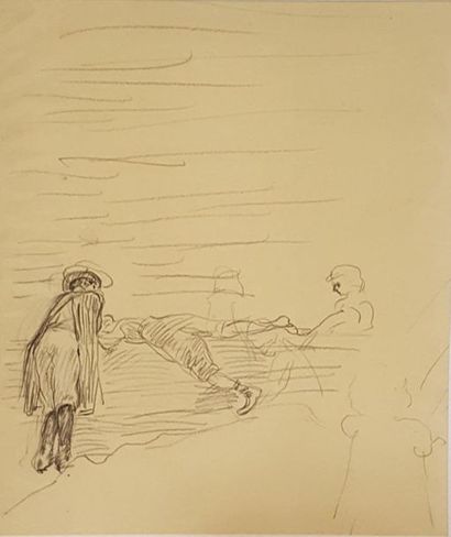 null Lot de 6 dessins:



COMERRE Léon 1850-1916

Esquisse,

crayon sur papier, 

signé...