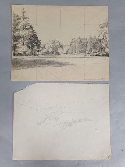 null Georges Henri TRIBOUT (1884-1962)

Set of about thirty studies of landscapes...