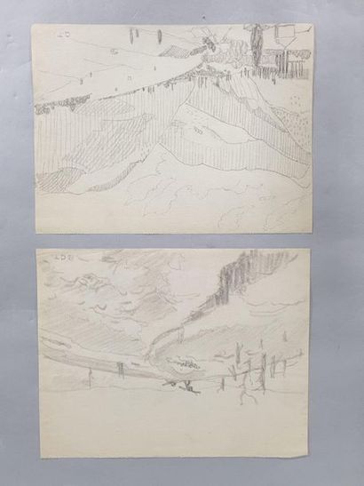 null Georges Henri TRIBOUT (1884-1962)

Set of about thirty studies of landscapes...