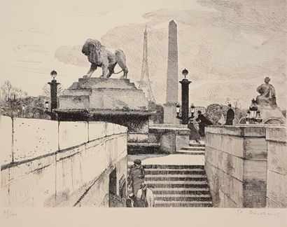 null BOUCHAUD Etienne (1898-1989)

Paris

Etching signed lower right, numbered 95/100...