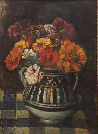 null BICHEBE Horace (1871-1964)

Bouquet, 1930

huile sur panneau signé et daté en...
