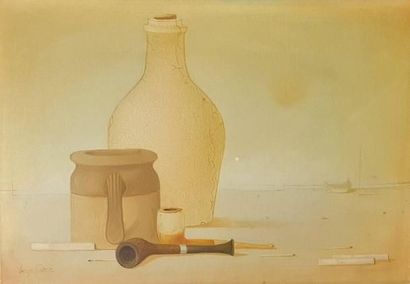 null CARRÉ Serge, né en 1929,

Nature morte sur la plage,

huile sur toile (écaillures),...