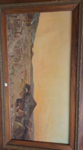 null CASTELLI Marius (1870-1959)

Camp de bédouins

Huile sur toile signée en bas...