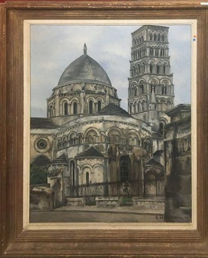 null DELATOUCHE Germain (1898-1966)

La cathédrale d'Angoumême, 1935

Huile sur toile...