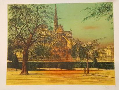 null CARZOU Jean (1907-2000)

Le chevet de Notre-Dame, 1984

Lithographie, signée...