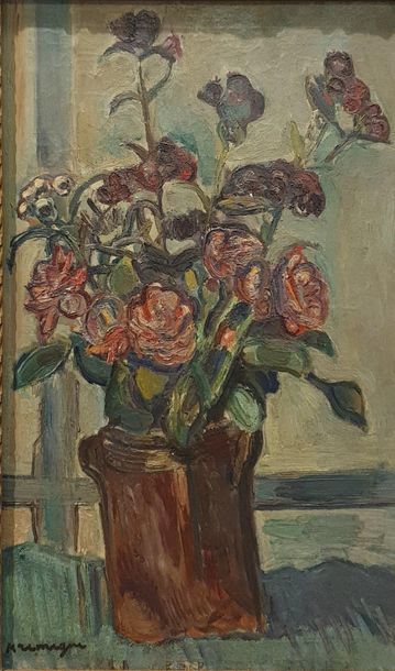 null KREMEGNE Pinchus (1890-1981)

bouquet de roses devant une fenêtre.

Huile sur...