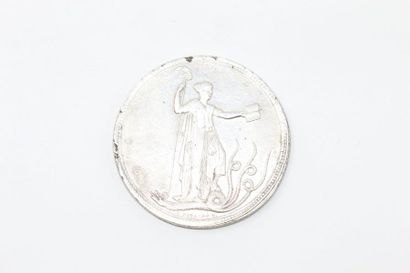 Peruvian silver commemorative medal.

Obverse:...