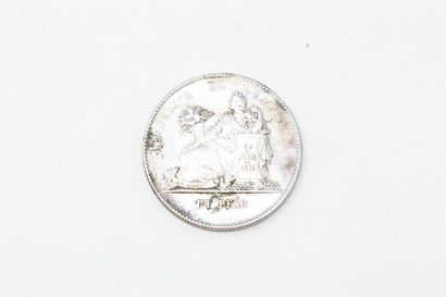 GUATEMALA silver coin of 1 peso 1873

Obverse:...
