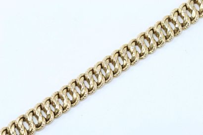 null Bracelet en or jaune 18k (750) à maille américaine.

Tour de poignet : 20 cm....