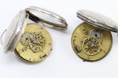 null ANONYME

Ensemble de deux montres en argent et métal avec cadran émaillé polychrome....