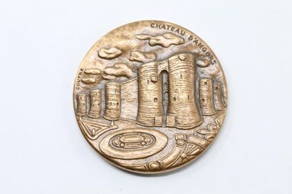 Bronze medal (horn of plenty). 

Obverse:...