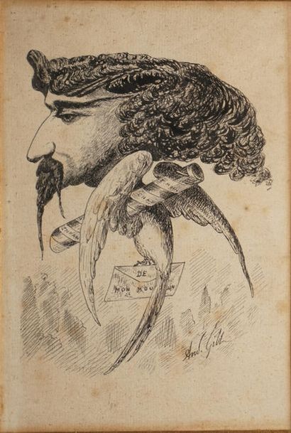 GILL André, 1840-1885,

Caricature d'Alphonse...