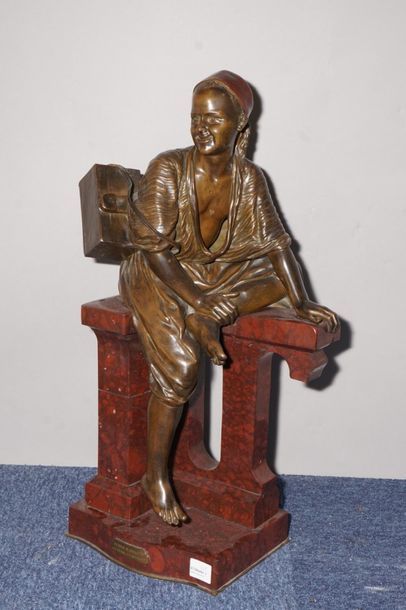 null PEPIN Édouard, born in 1853,

The little shoe-shine boy or Wax M'ssieu,

Bronze...