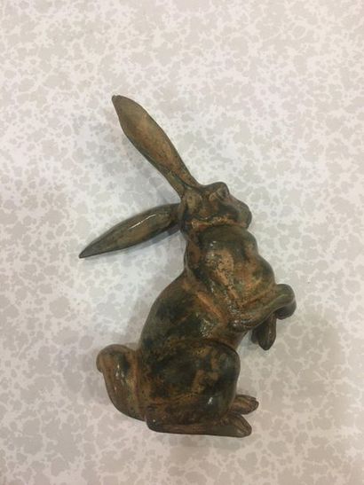 null CHENET Pierre, 20th century

Standing hare

bronze with brown-green patina,...