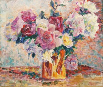 null COUSTURIER Lucie, 1870-1925,

Bouquet,huile sur toile, signée en bas à droite,...