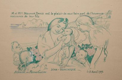 DENIS Maurice, 18870-1943,
Faire-part pour...