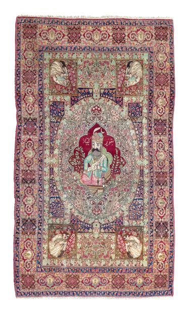 null Exceptional, original and fine Kirman wash (PERSE), late 19th century.

The...