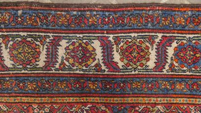 null Ancien et important tapis en laine Malayer (PERSE du Nord), fin XIXème - Début...