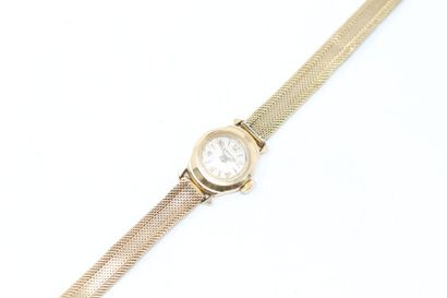 ZENITH ZENITH 

Montre bracelet de dame, boîtier rond en or jaune 18k (750), cadran...