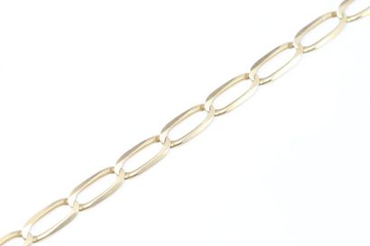 null 18k (750) yellow gold horse chain bracelet.

Wrist circumference: approx. 22.50...