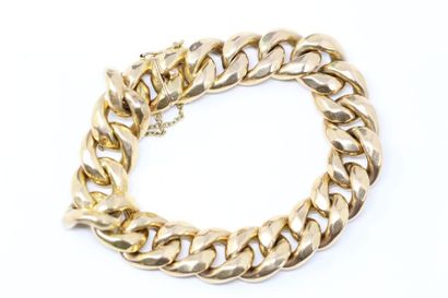 null Bracelet in 18k (750) yellow gold with chain link.

Wrist circumference: 19...