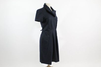 Yves Saint LAURENT YVES SAINT LAURENT 

Dark grey wool and cashmere shawl collar...