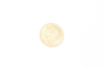 null Gold coin of 40 Francs Napoleon I head laureate. (1811 A)

TB to APC.

Weight:...