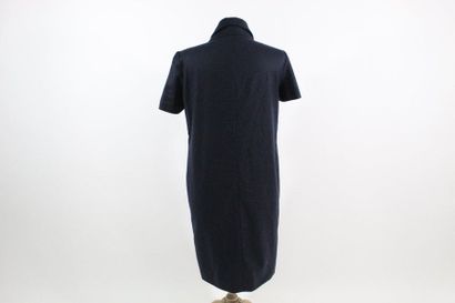 Yves Saint LAURENT YVES SAINT LAURENT 

Robe col châle en laine et cachemire gris...