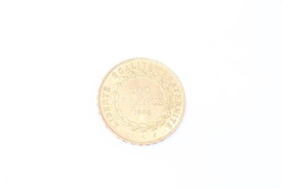 null Pièce en or de 100 francs Génie tranche Dieu Protège la France. (1886 A)

TTB.

Poids...
